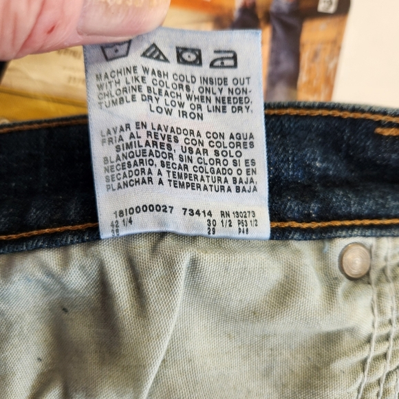 Wrangler Five Star Jeans Men’s 36x29 (Fits 36x30) Blue Cowboy Relaxed Fit Flex - Picture 9 of 14